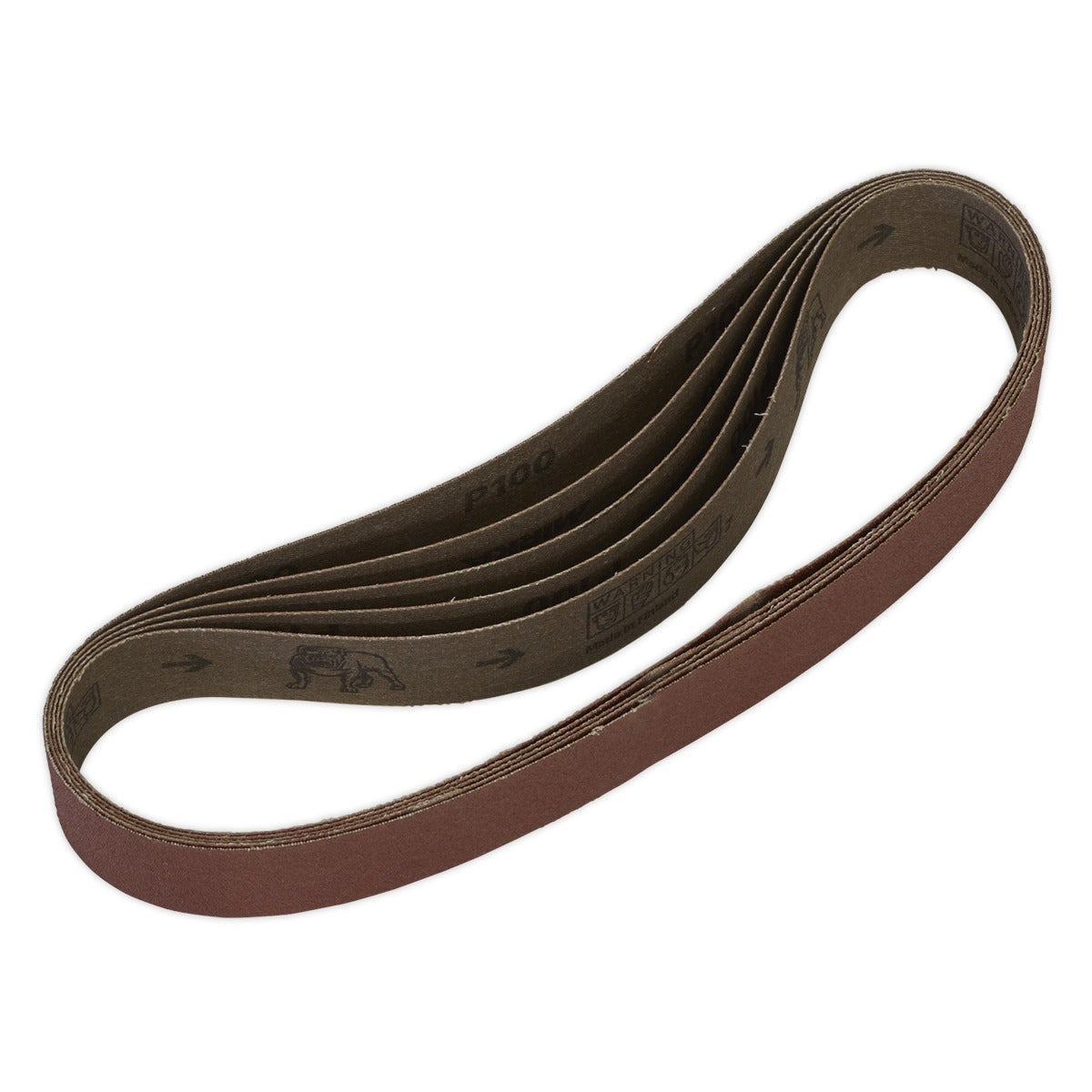 Sealey 30 x 540mm Sanding Belt 100Grit - Pack of 5 SB008