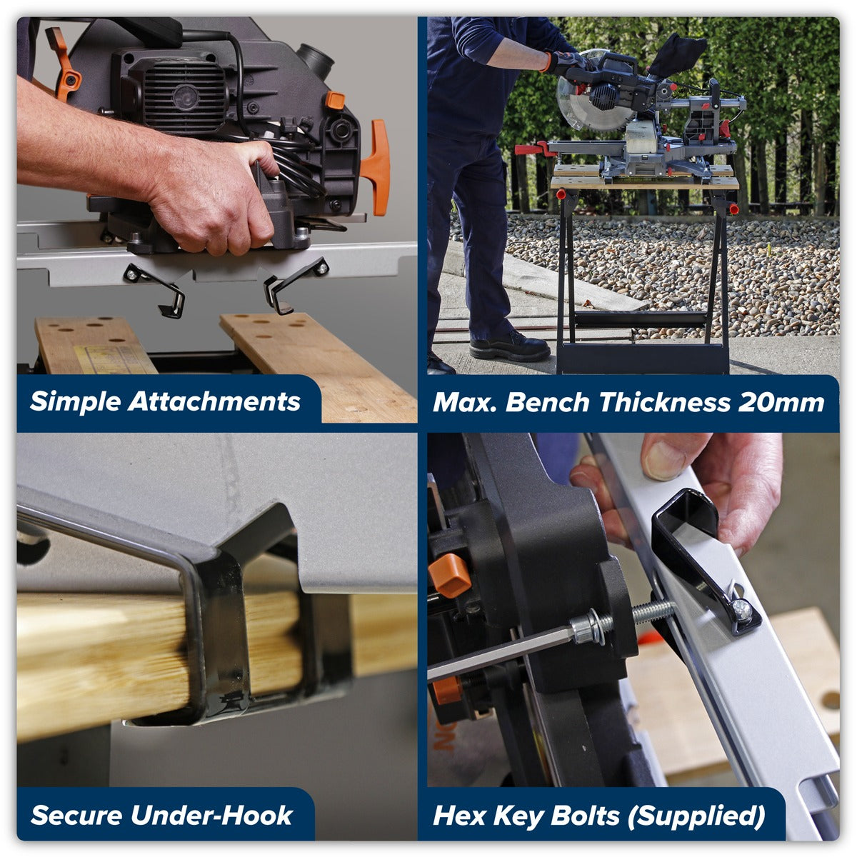 Sealey Benchclaw Mitre Saw Workbench Clamp SBC01
