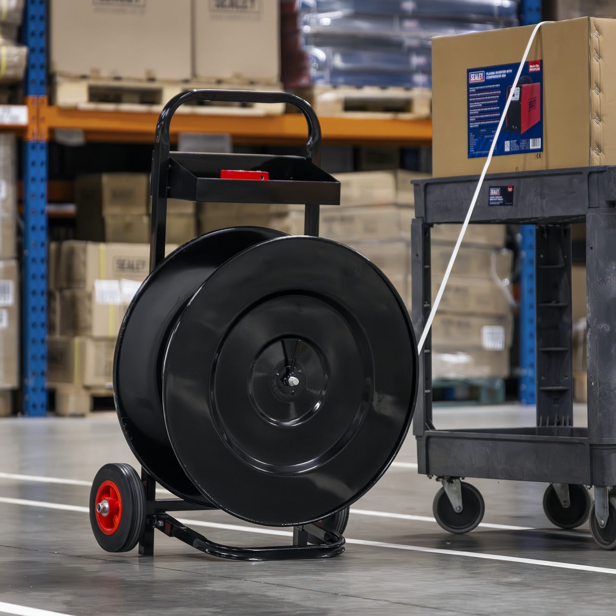 Sealey Heavy-Duty Mobile Strapping Dispenser SBT01