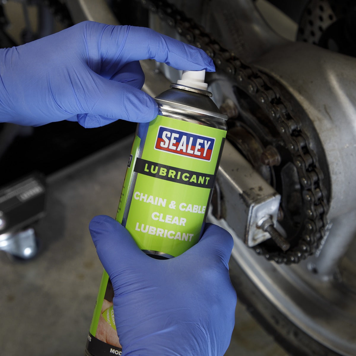 Sealey Chain & Cable Clear Lubricant 500ml SCS017S