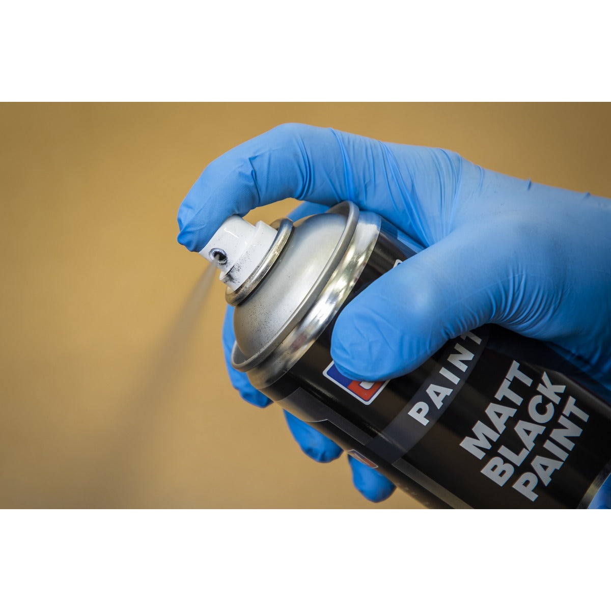 Sealey Matt Paint 500ml - Black SCS026S