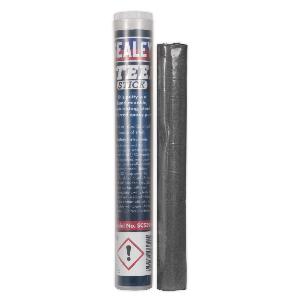 Sealey Quick-Set Putty Metal Steel Stick 114g SCS390