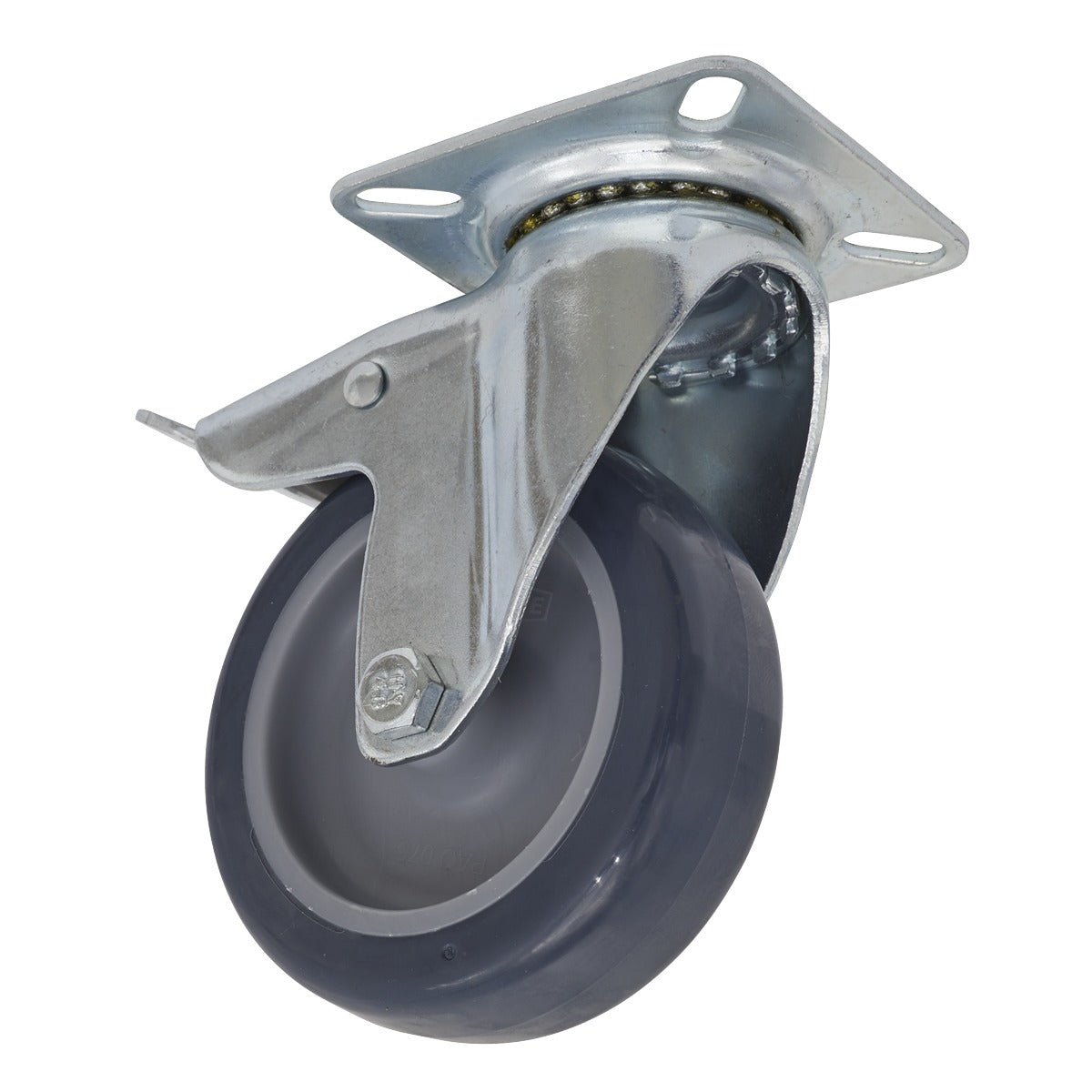 Sealey 75mm Castor Wheel with Swivel Plate & Total Lock SCW275SPL