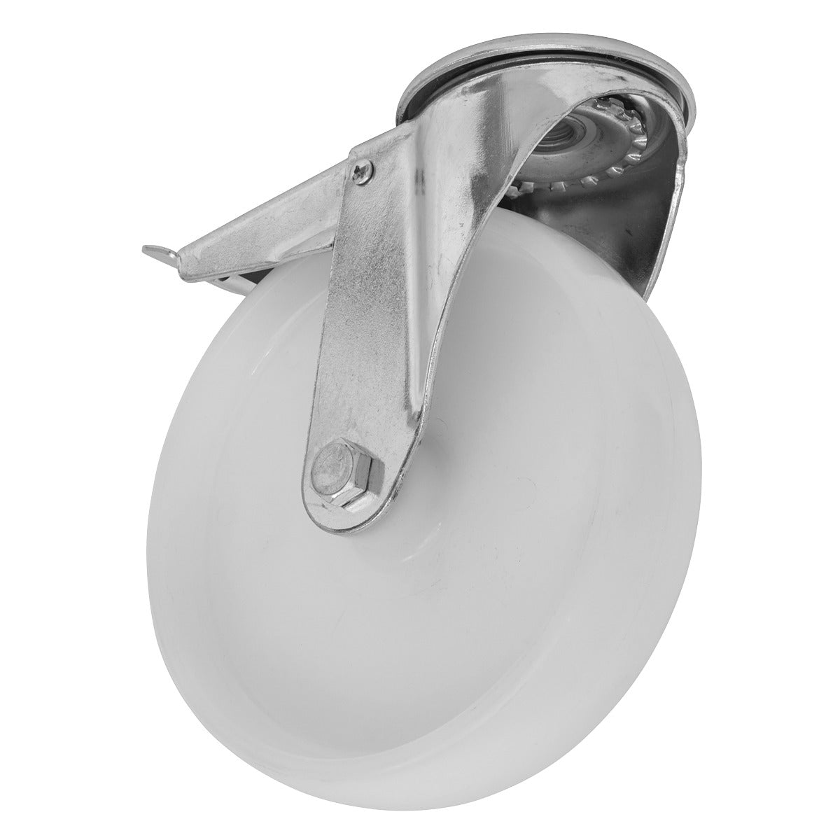 Sealey 100mm Castor Wheel with Bolt Hole & Total Lock SCW4100SBLEM