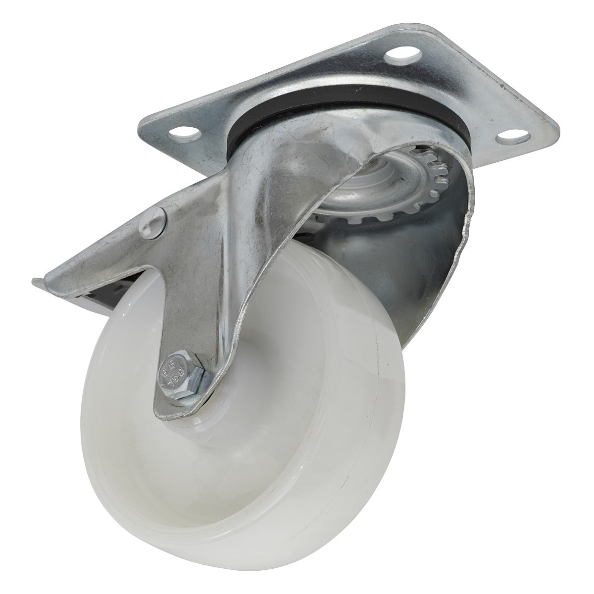 Sealey 100mm Castor Wheel with Swivel Plate & Total Lock SCW4100SPL