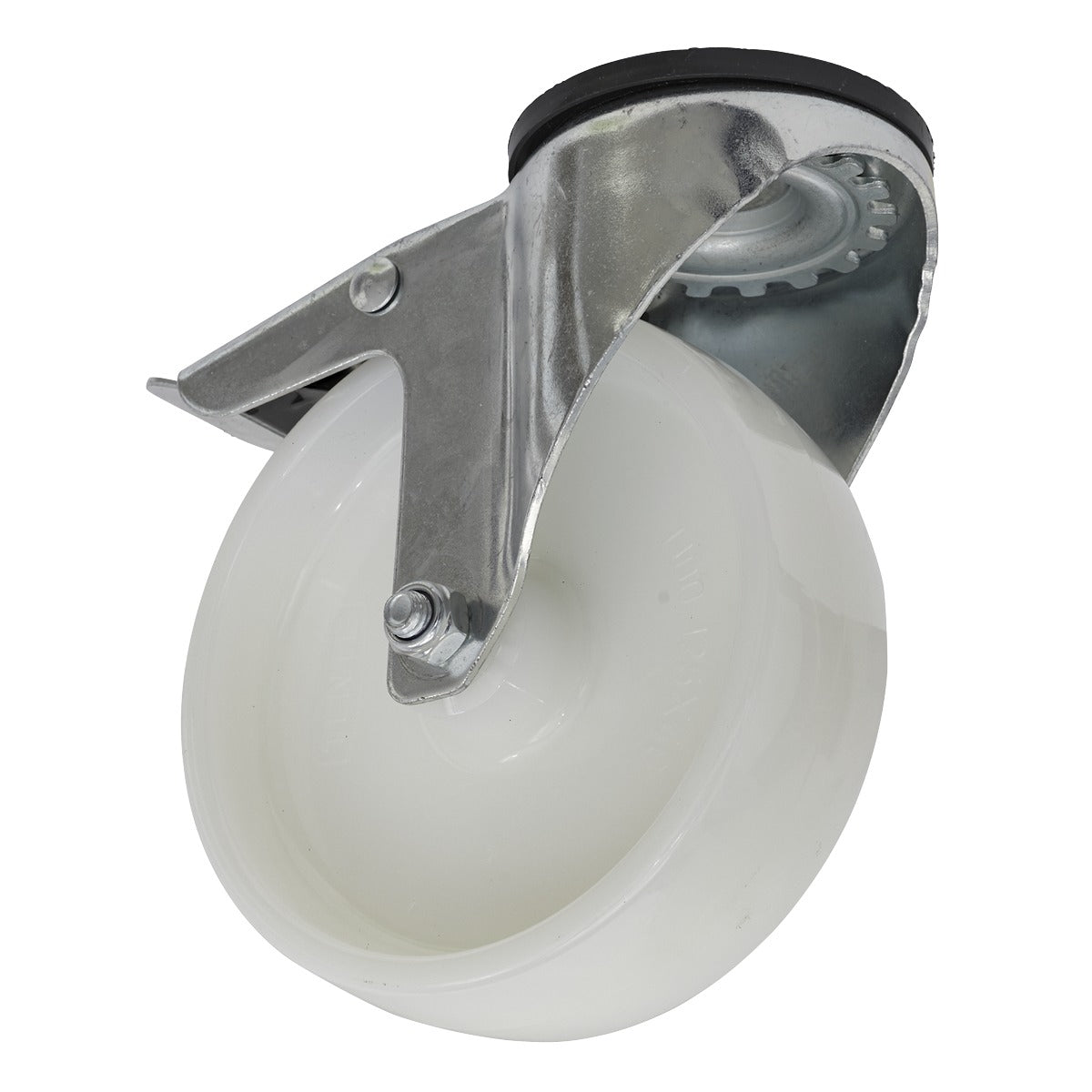 Sealey 125mm Castor Wheel with Swivel Bolt Hole & Total Lock SCW4125SBL