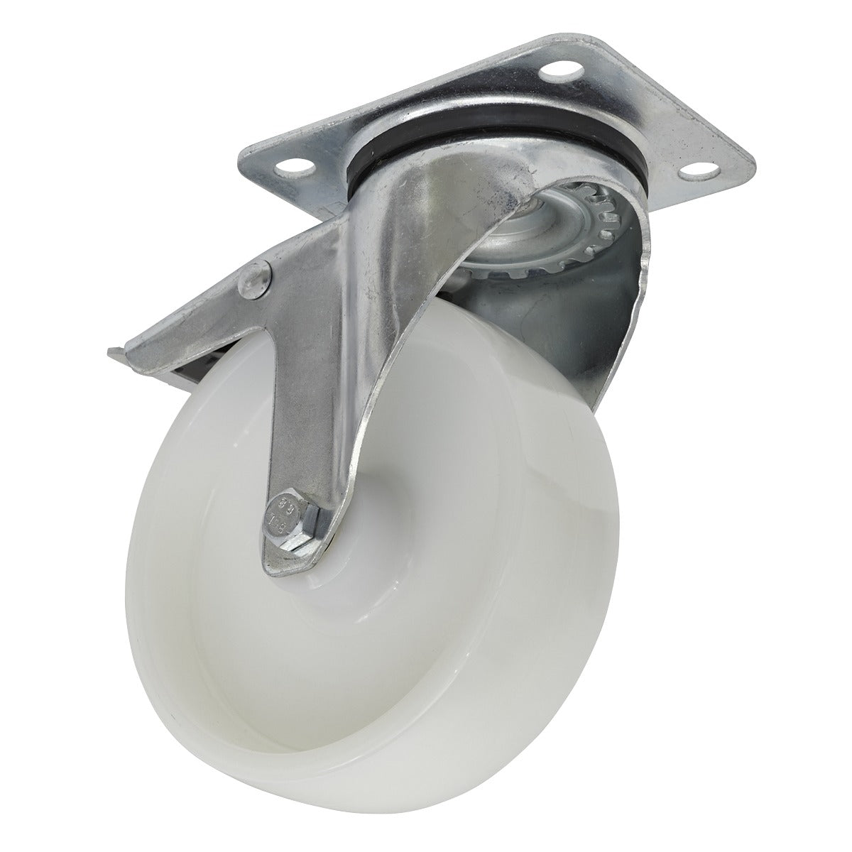Sealey 125mm Castor Wheel with Swivel Plate & Total Lock SCW4125SPL