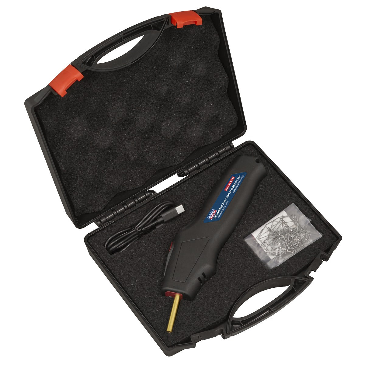 Sealey Rechargeable Hot Stapler Repair Kit 18W SDL16