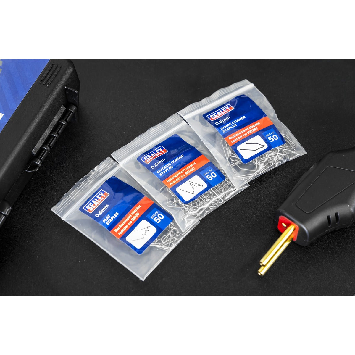 Sealey Rechargeable Hot Stapler Repair Kit 18W SDL16