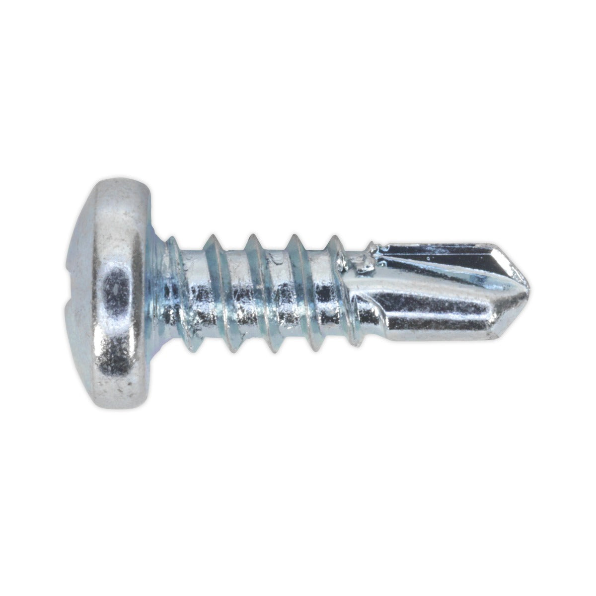 Sealey Zinc Plated Self-Drilling Pan Head Phillips Screw 4.2 x 13mm - Pack of 100 SDPH4213