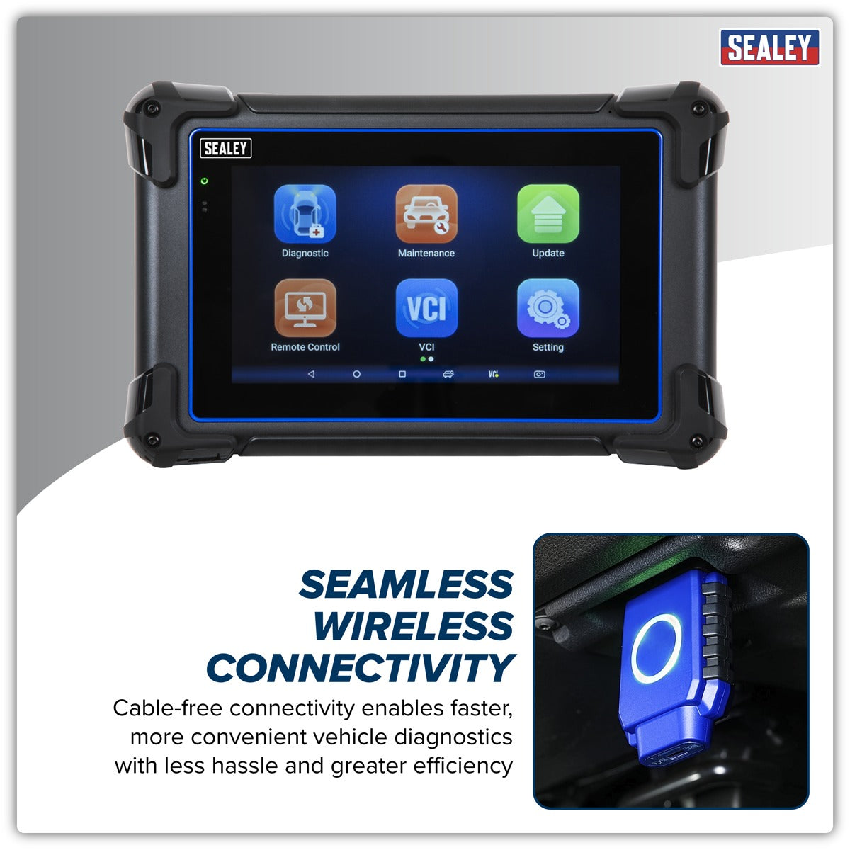 Sealey Diagnostic Tablet & Trolley - Green SDS1G