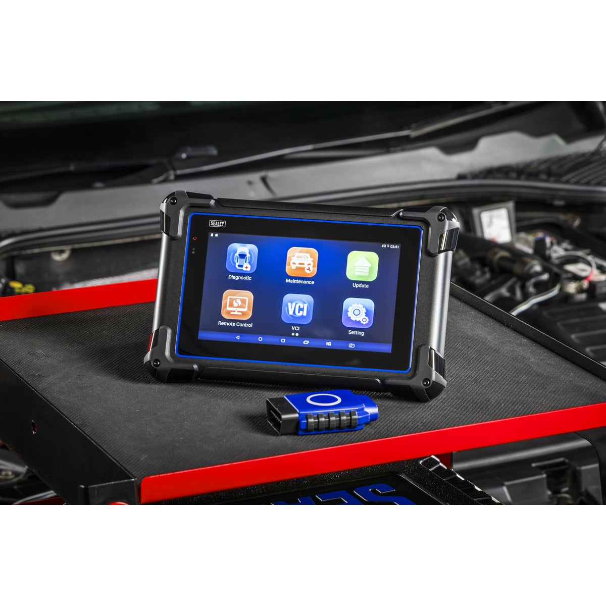 Sealey Diagnostic Tablet & Trolley - Red SDS1R