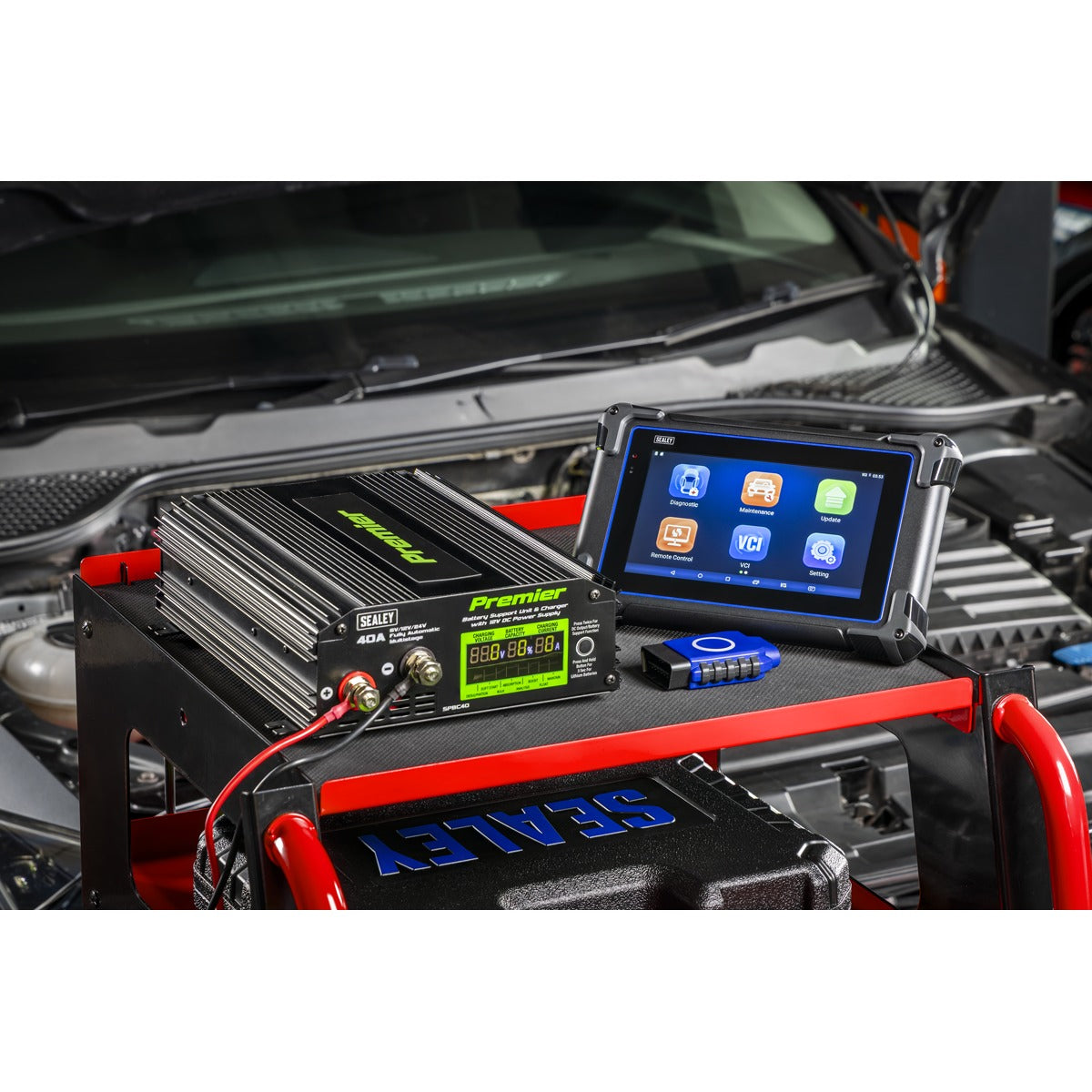 Sealey Diagnostic Support Station - Red SDS1R1