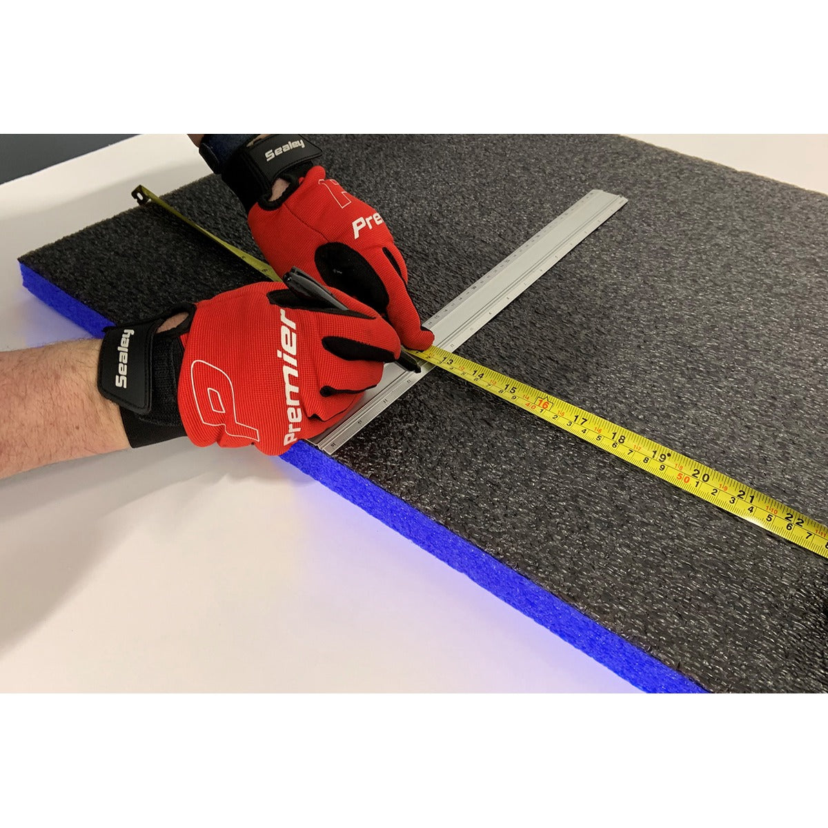Sealey Easy Peel Shadow Foam 1200 x 550 x 30mm - Blue/Black SF30B