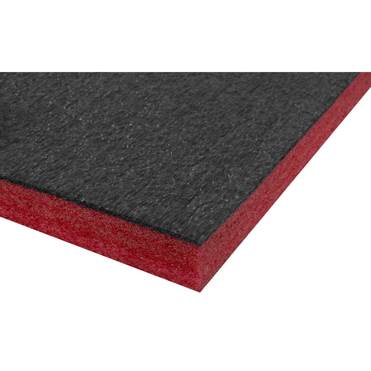 Sealey Easy Peel Shadow Foam 1200 x 550 x 30mm - Red/Black SF30R