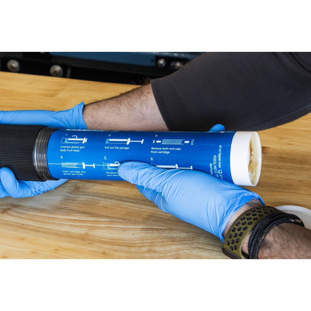 Sealey EP2 Lithium Grease Cartridge 400g SGC1