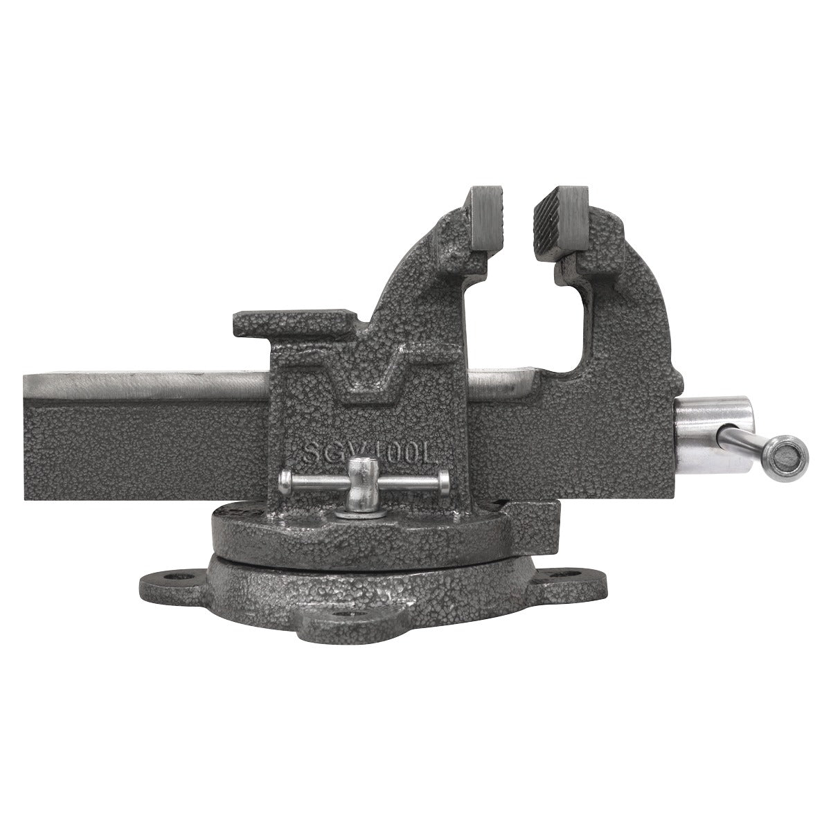 Sealey 100mm SG Iron Vice with Swivel Base SGV100L