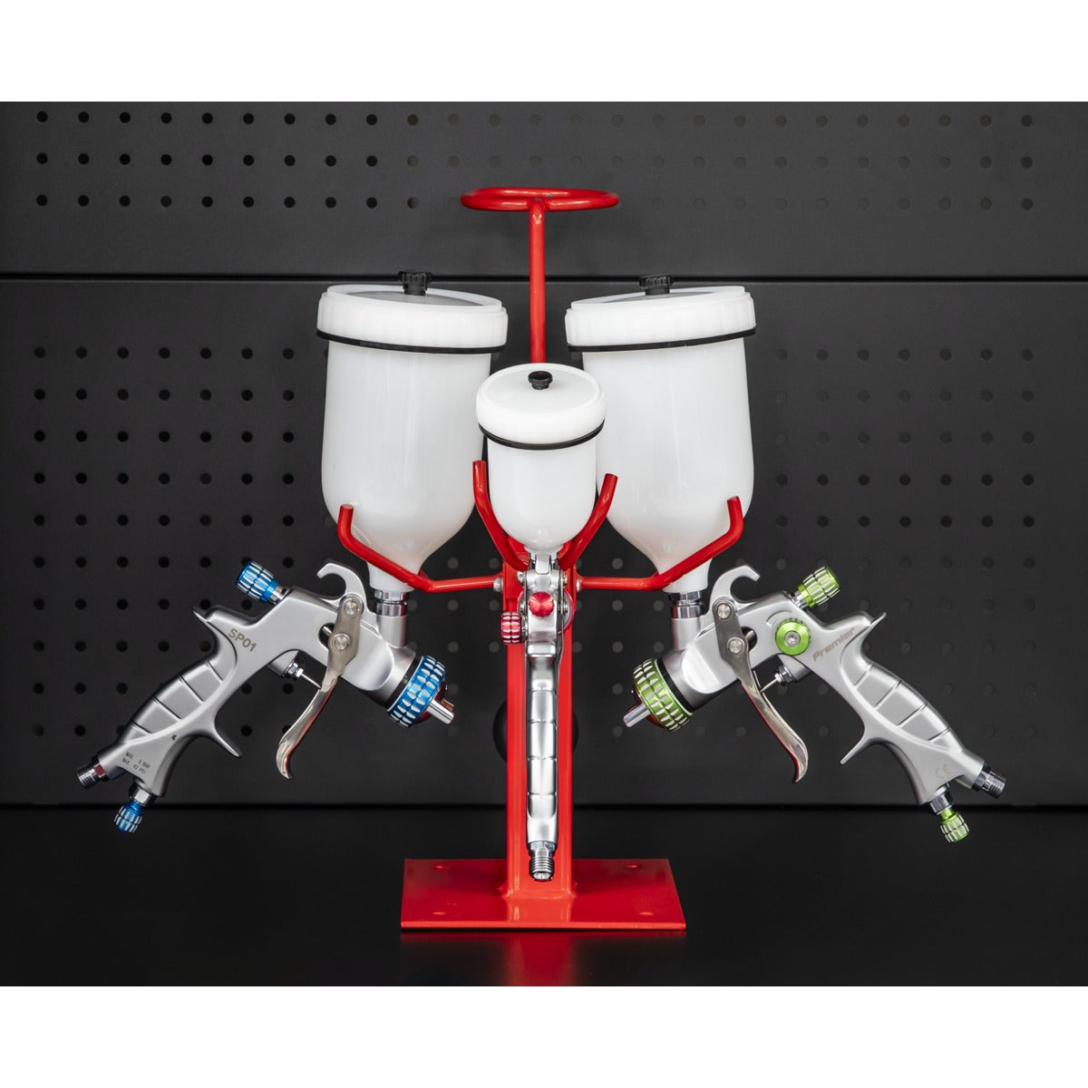 Sealey Spray Gun & Filter Holder 3 Gun Capacity SH03