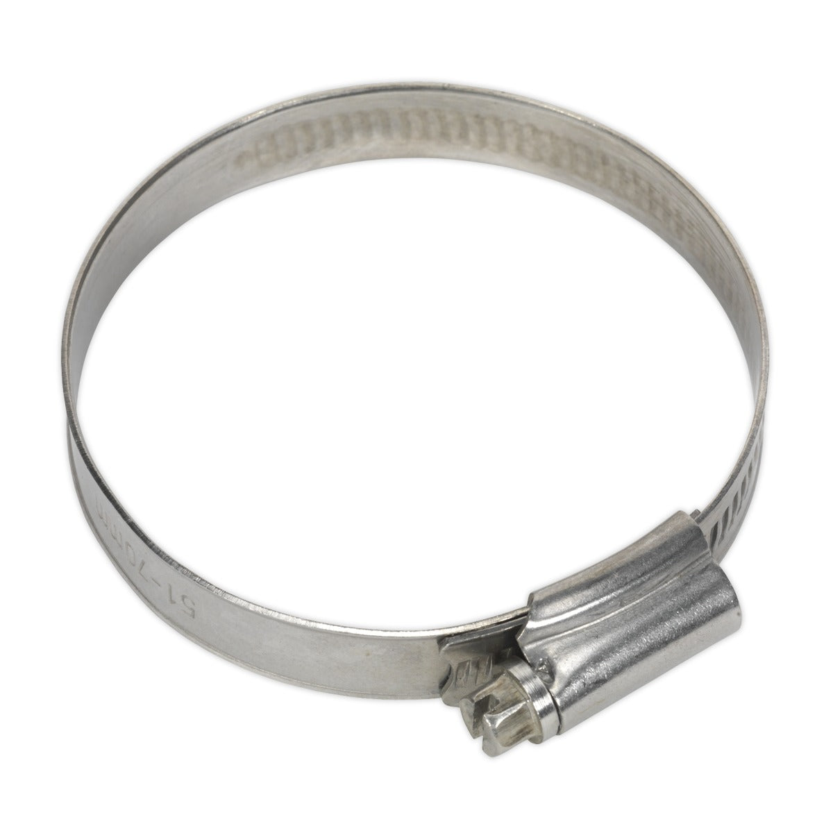 Sealey Stainless Steel Hose Clip 51-70mm - Pack of 10 SHCSS2