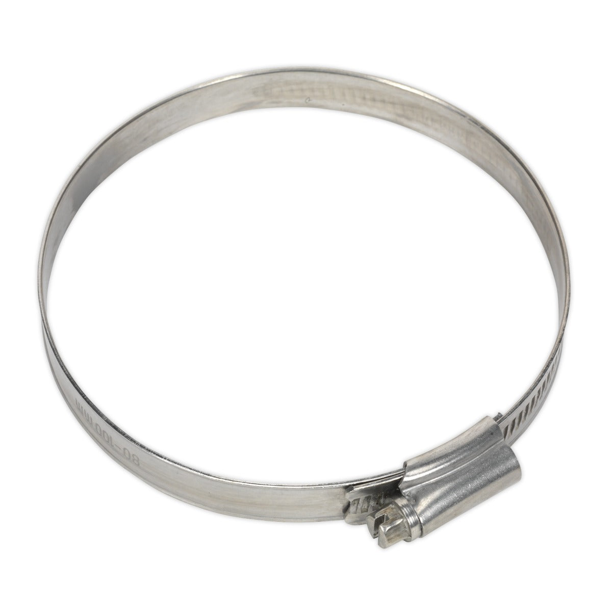 Sealey Stainless Steel Hose Clip 80-100mm - Pack of 5 SHCSS4