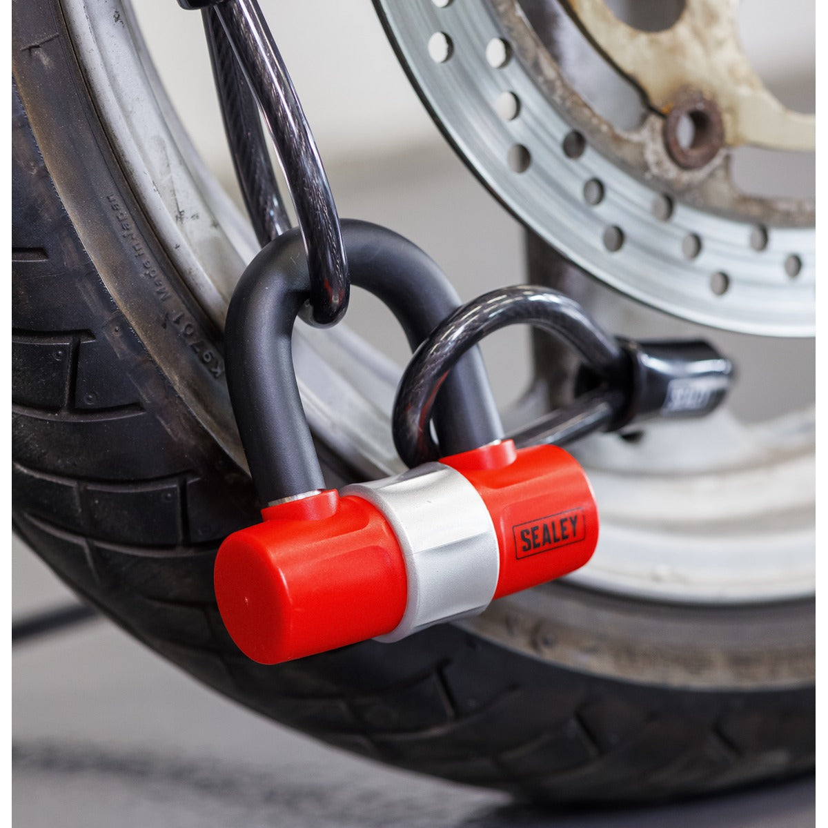 Sealey Motorcycle Cable Lock 10mm x 5m SHGCL5