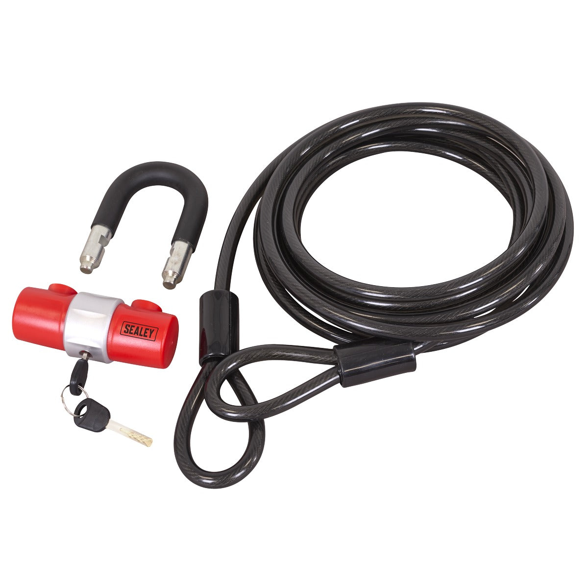 Sealey Motorcycle Cable Lock 10mm x 5m SHGCL5