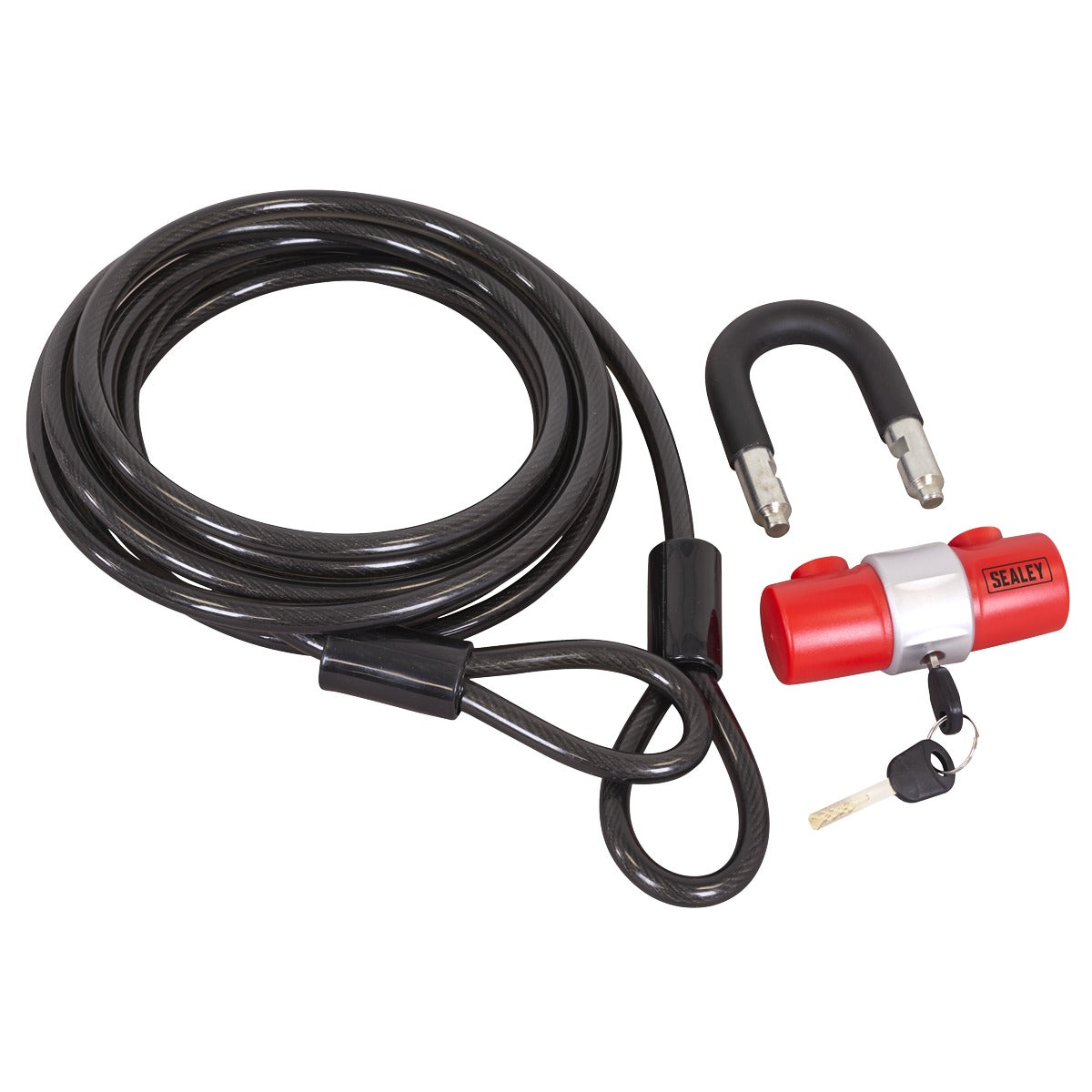 Sealey Motorcycle Cable Lock 10mm x 5m SHGCL5