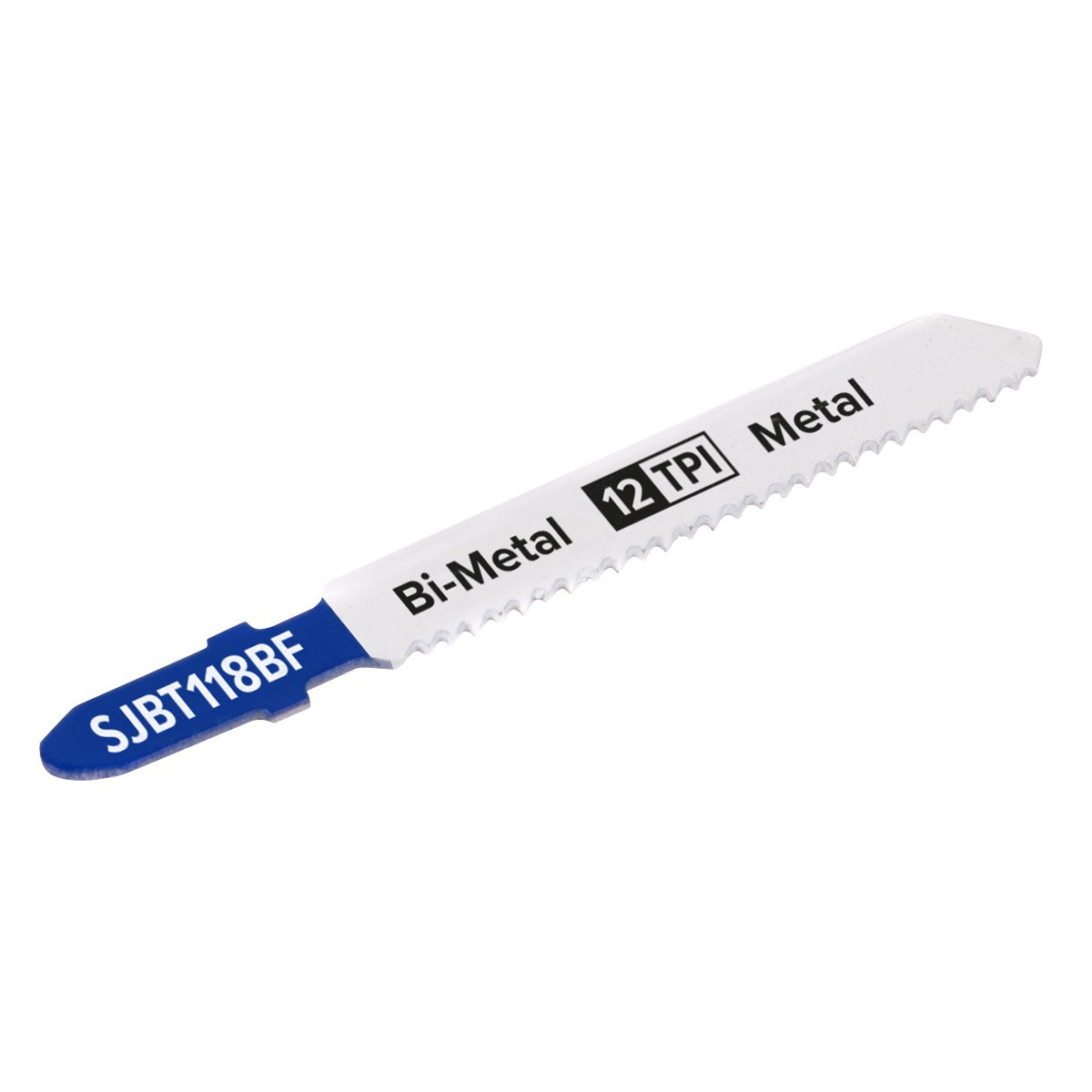 Sealey Jigsaw Blade for Metal 75mm 12tpi - Pack of 5 SJBT118BF