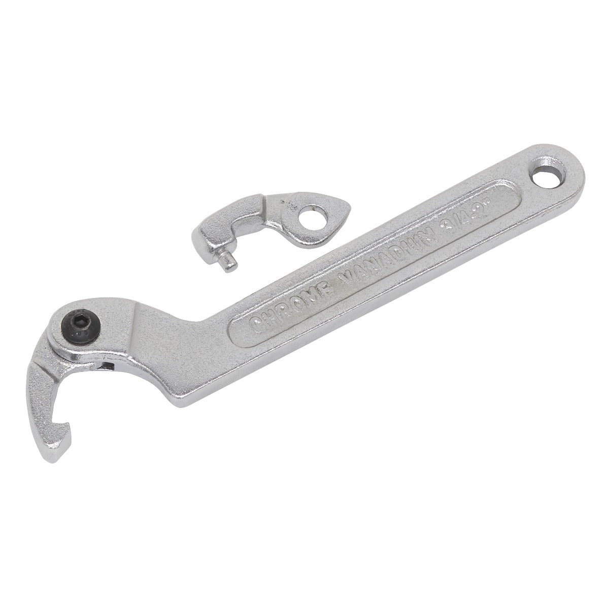 Sealey Adjustable C-Spanner Hook & Pin Wrench Set 19-51mm 3pc SMC2S