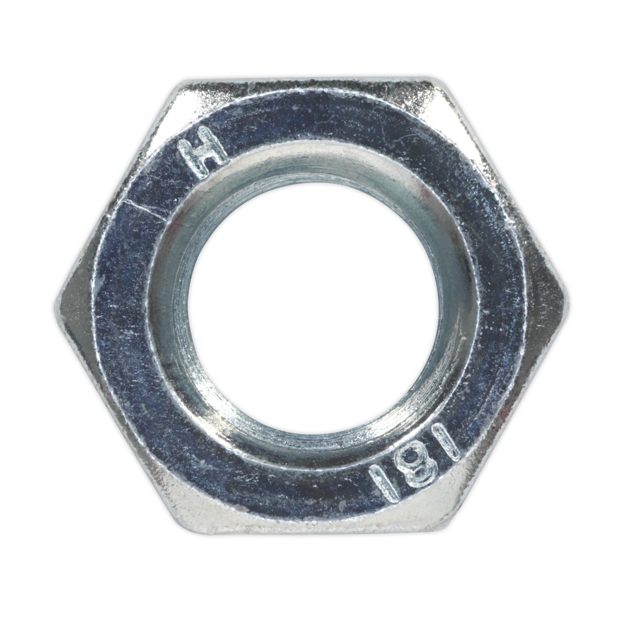 Sealey Zinc Plated Steel Nut M14, DIN 934 - Pack of 25 SN14