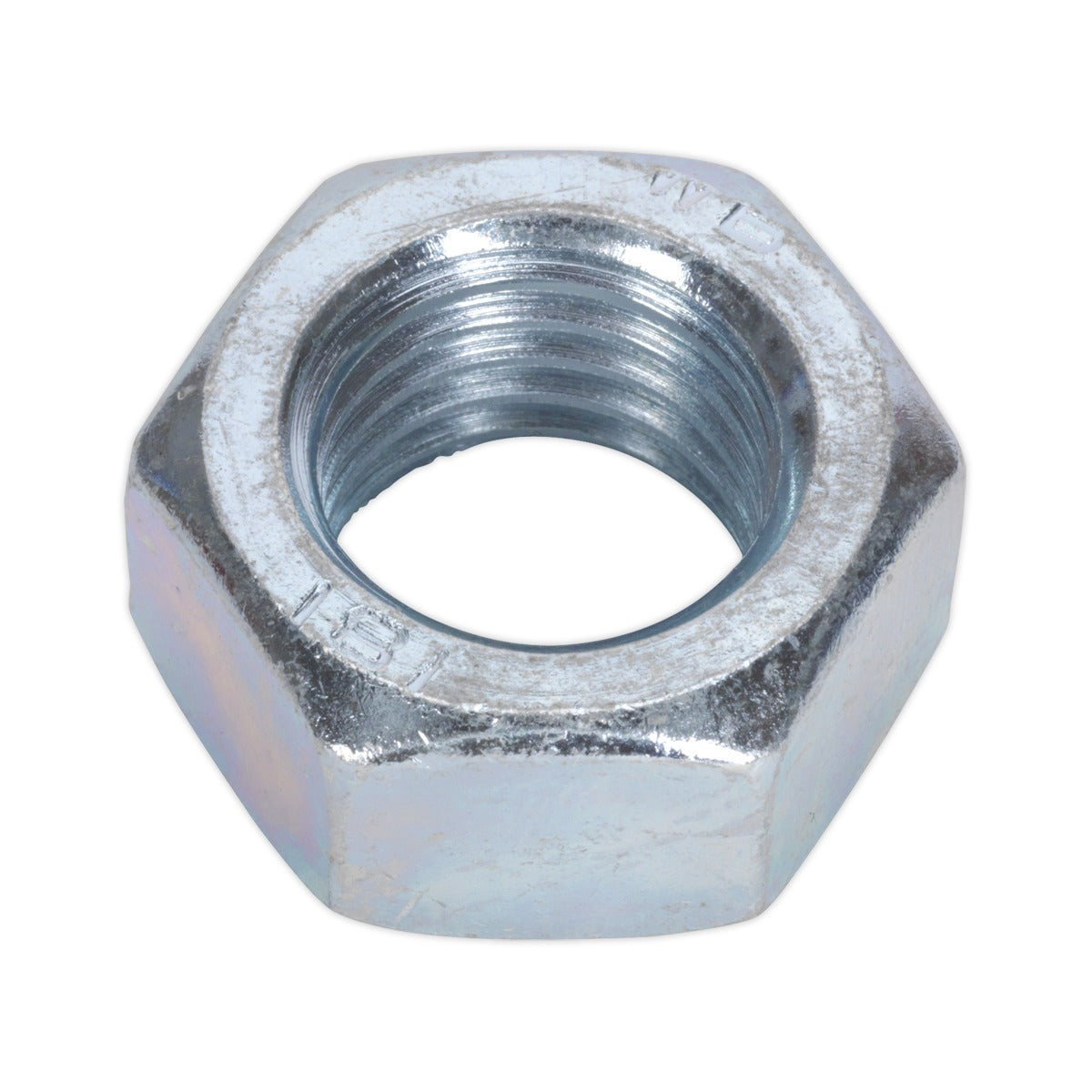 Sealey Zinc Plated Steel Nut M24, DIN 934 - Pack of 5 SN24