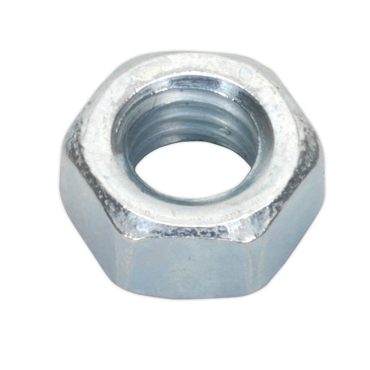 Sealey Zinc Plated Steel Nut M5, DIN 934 - Pack of 100 SN5