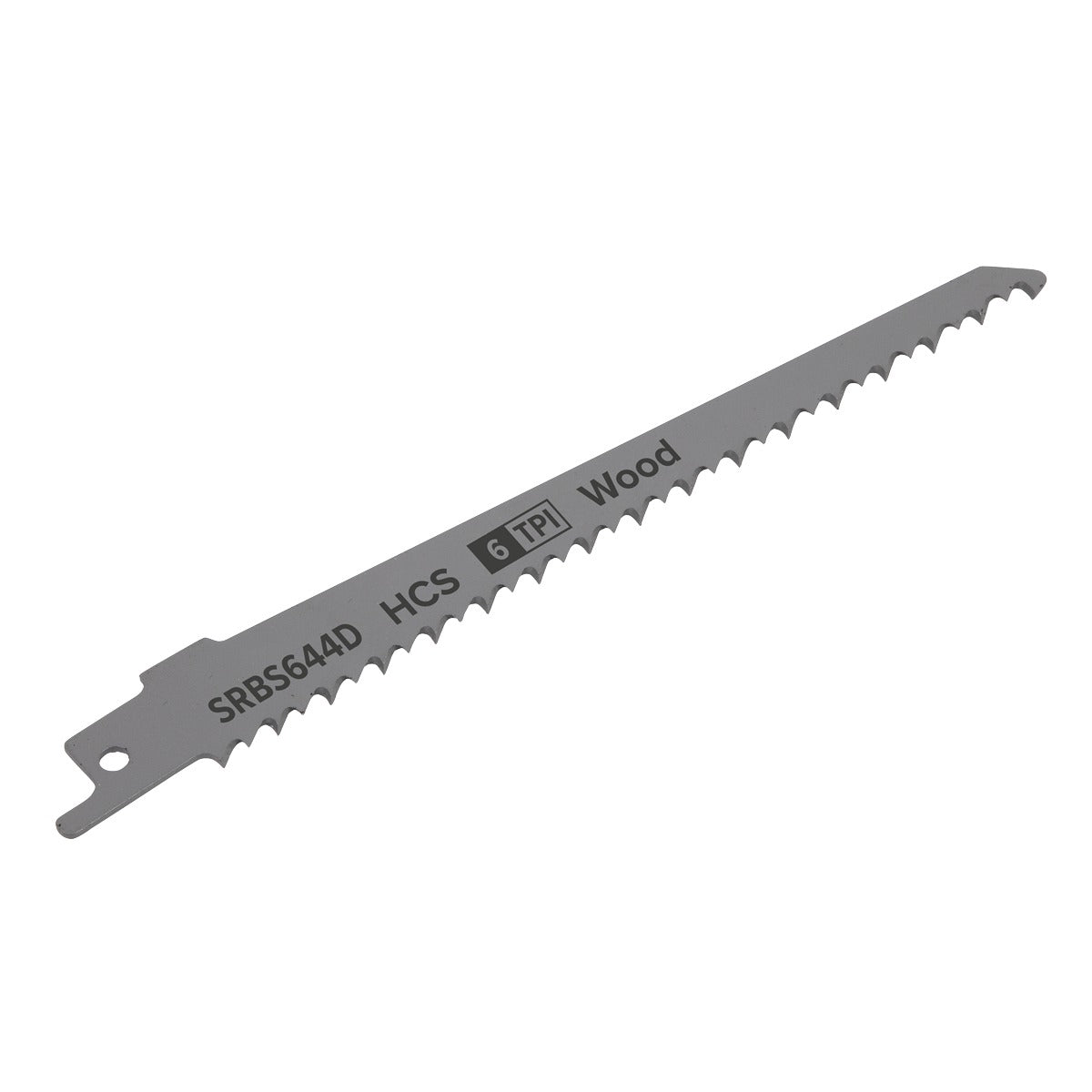 Sealey Reciprocating Saw Blade for Clean Wood 150mm 6tpi - Pack of 5 SRBS644D