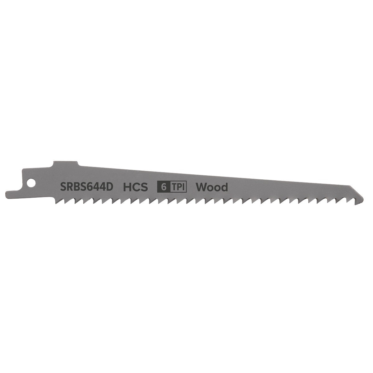 Sealey Reciprocating Saw Blade for Clean Wood 150mm 6tpi - Pack of 5 SRBS644D