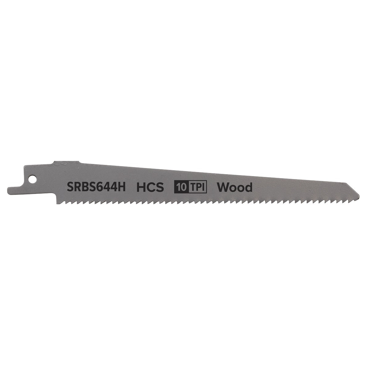 Sealey Reciprocating Saw Blade for Clean Wood 150mm 10tpi - Pack of 5 SRBS644H