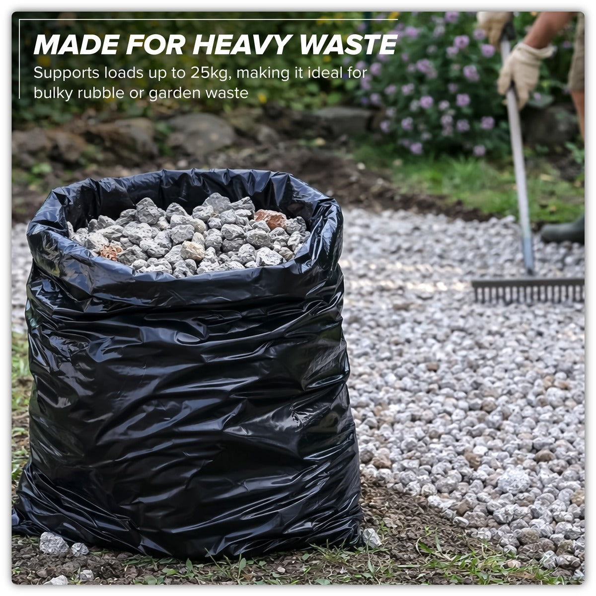 Sealey Rubble Sacks 50L - Pack of 100 SRS100