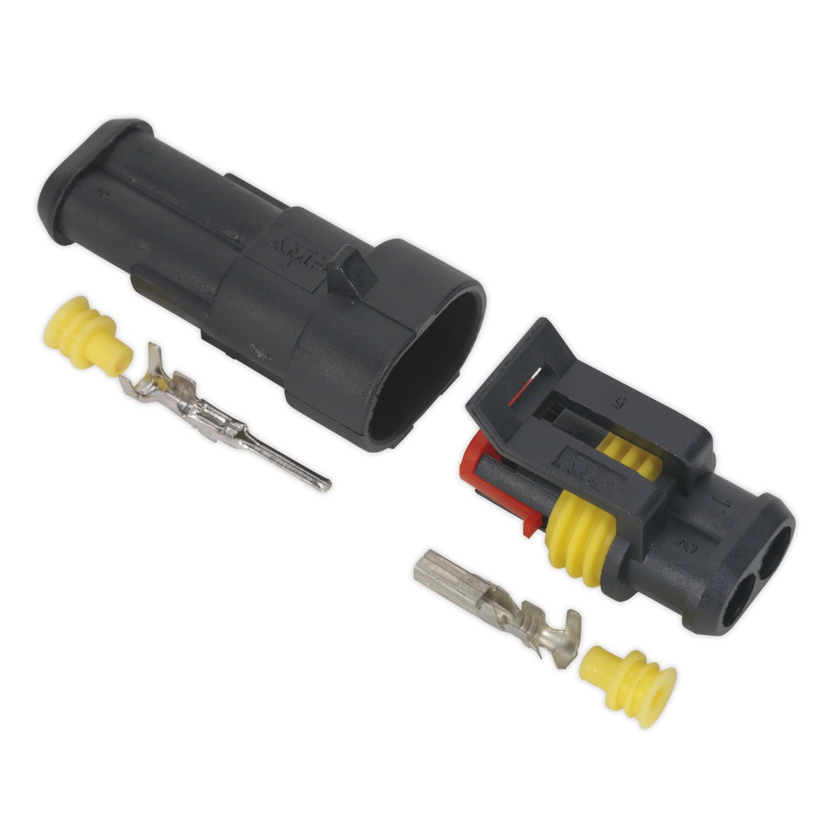 Sealey 2-Way Superseal Male & Female Connector - 1 pair SSC2MF