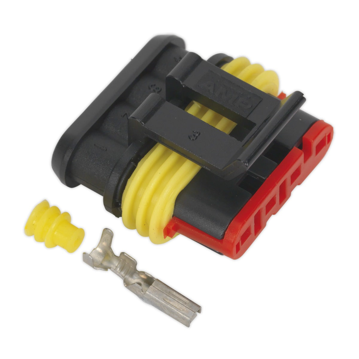 Sealey 4-Way Superseal Female Connector - Pack of 3 SSC4F