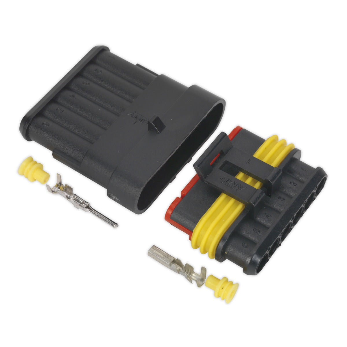 Sealey 6-Way Superseal Male & Female Connector SSC6MF