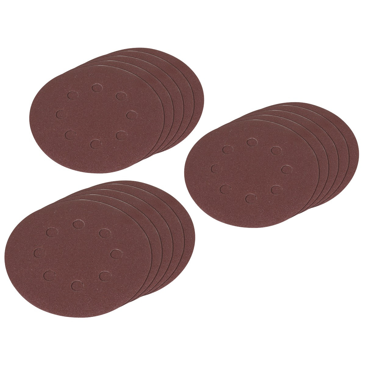 Sealey Hook-and-Loop Sanding Disc Set 125mm 10pc SSDS02