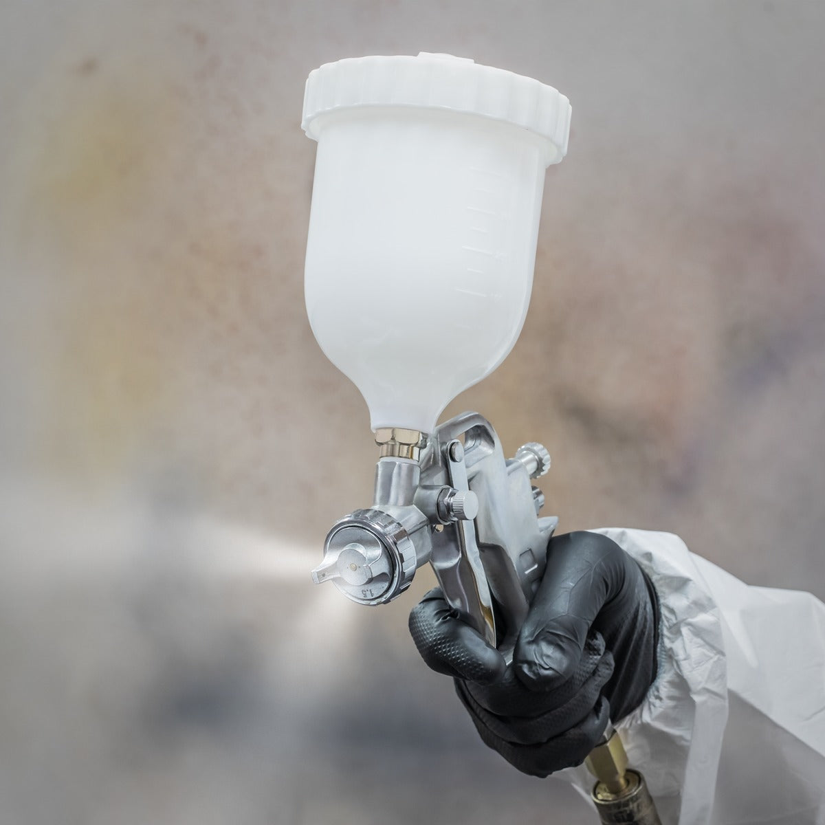 Sealey Gravity Feed Spray Gun 1.5mm Set-Up SSG503