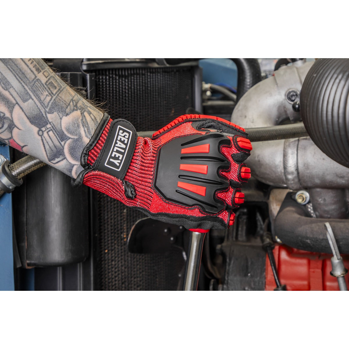 Sealey Cut & Impact Resistant Gloves, X-Large - Pair SSP38XL