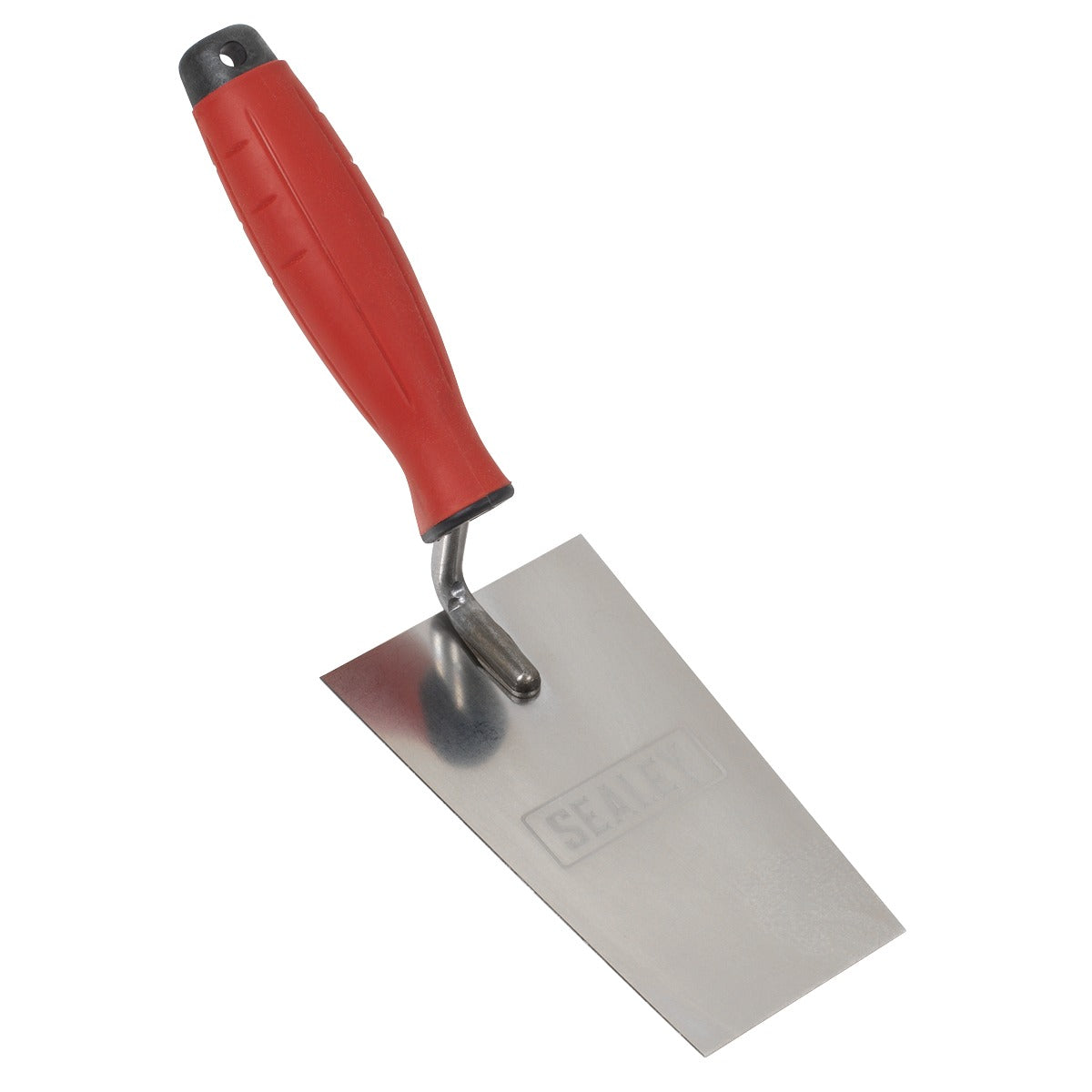Sealey Stainless Steel Filler Trowel with Rubber Handle 140mm T1208