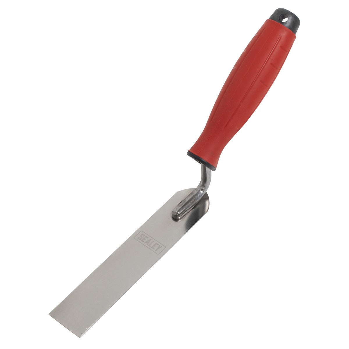 Sealey Stainless Steel Finishing Trowel with Rubber Handle 30 x 160mm T1740