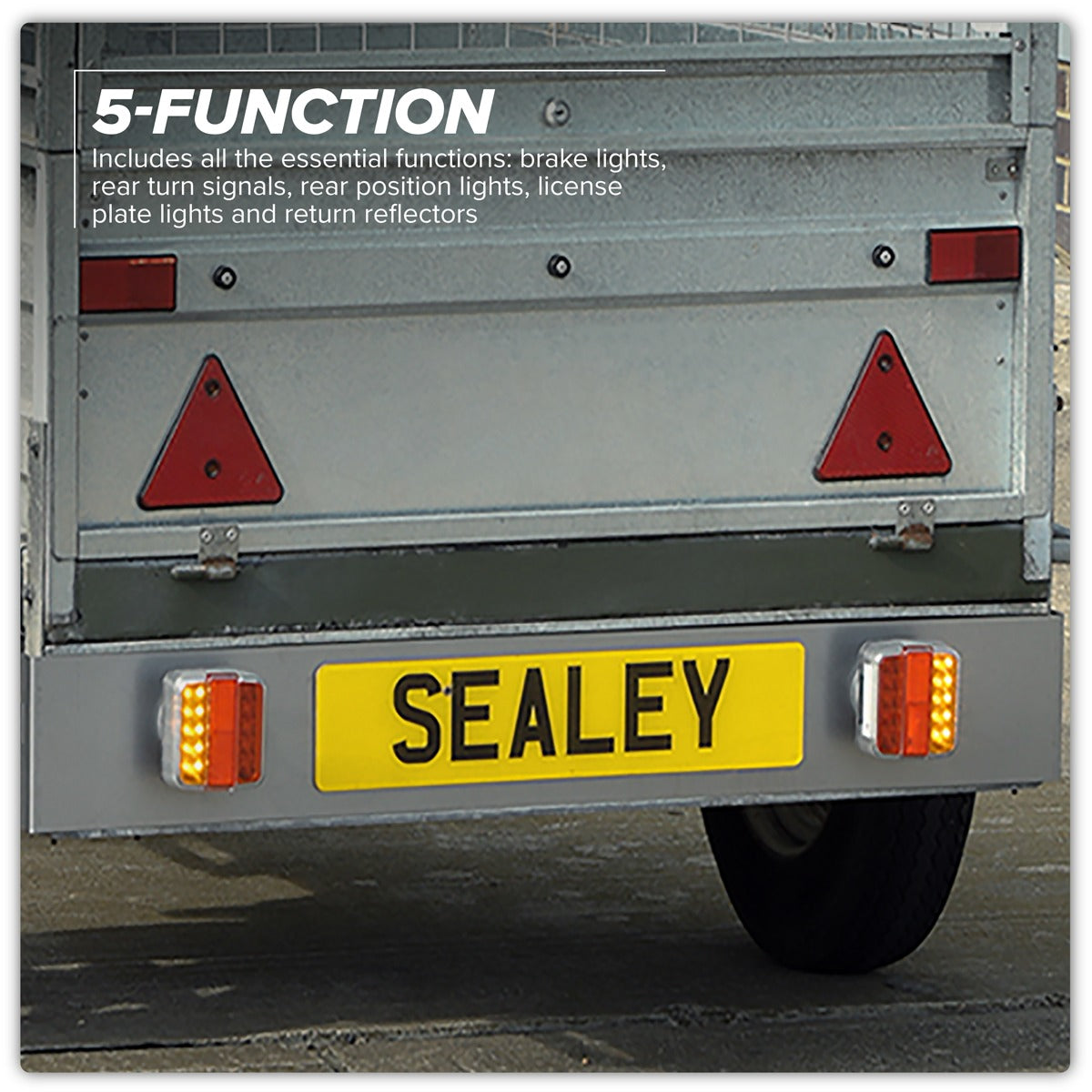 Sealey 13-Pin Wireless SMD LED Trailer Light Set 2pc TB183LEDW