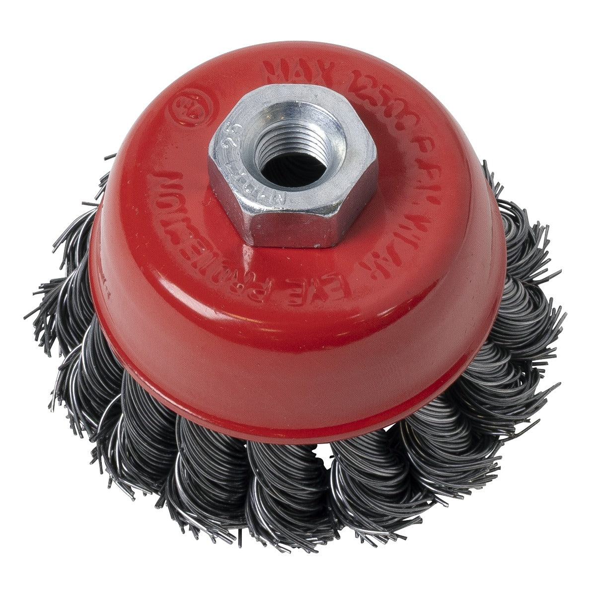 Sealey 65mm Twist Knot Wire Cup Brush M10 x 1.25mm TKCB652
