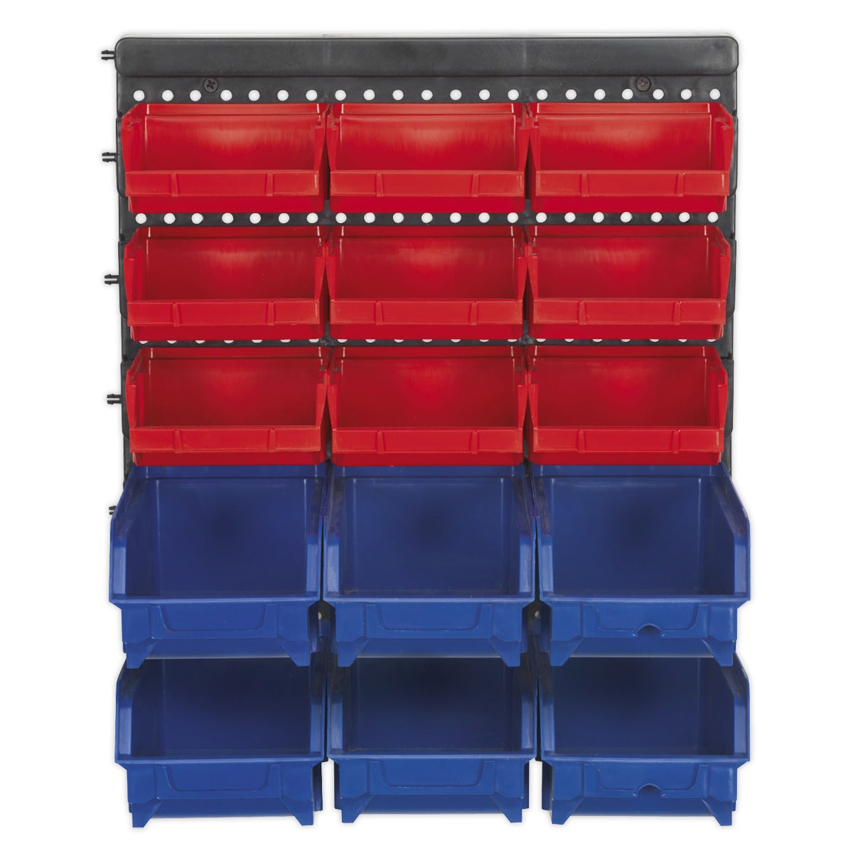 Sealey Wall Mounting Bin Storage System with 15 Bins TPS1569WM