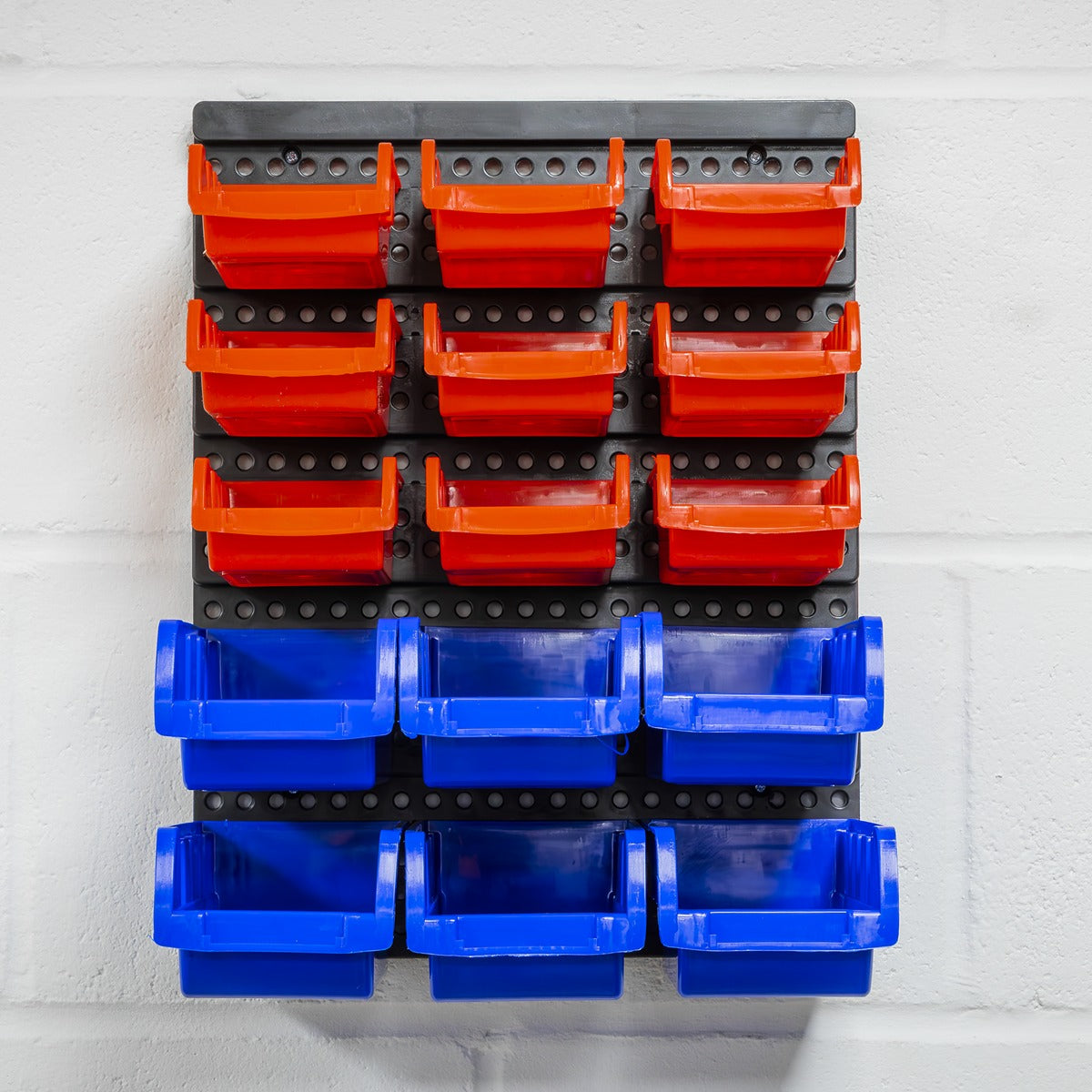 Sealey Wall Mounting Bin Storage System with 15 Bins TPS1569WM