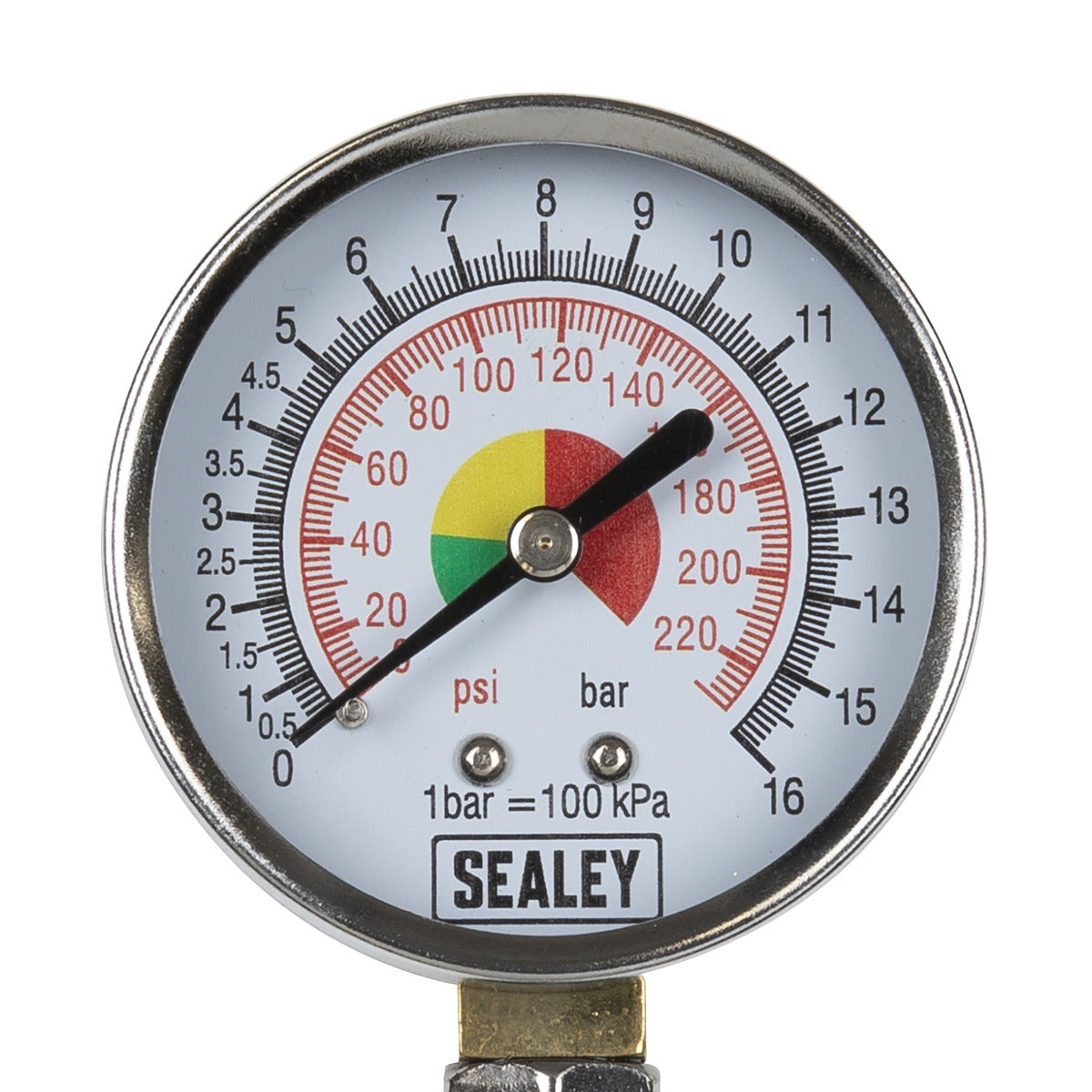 Sealey Twin Connector Tyre Pressure Gauge TSTPG34