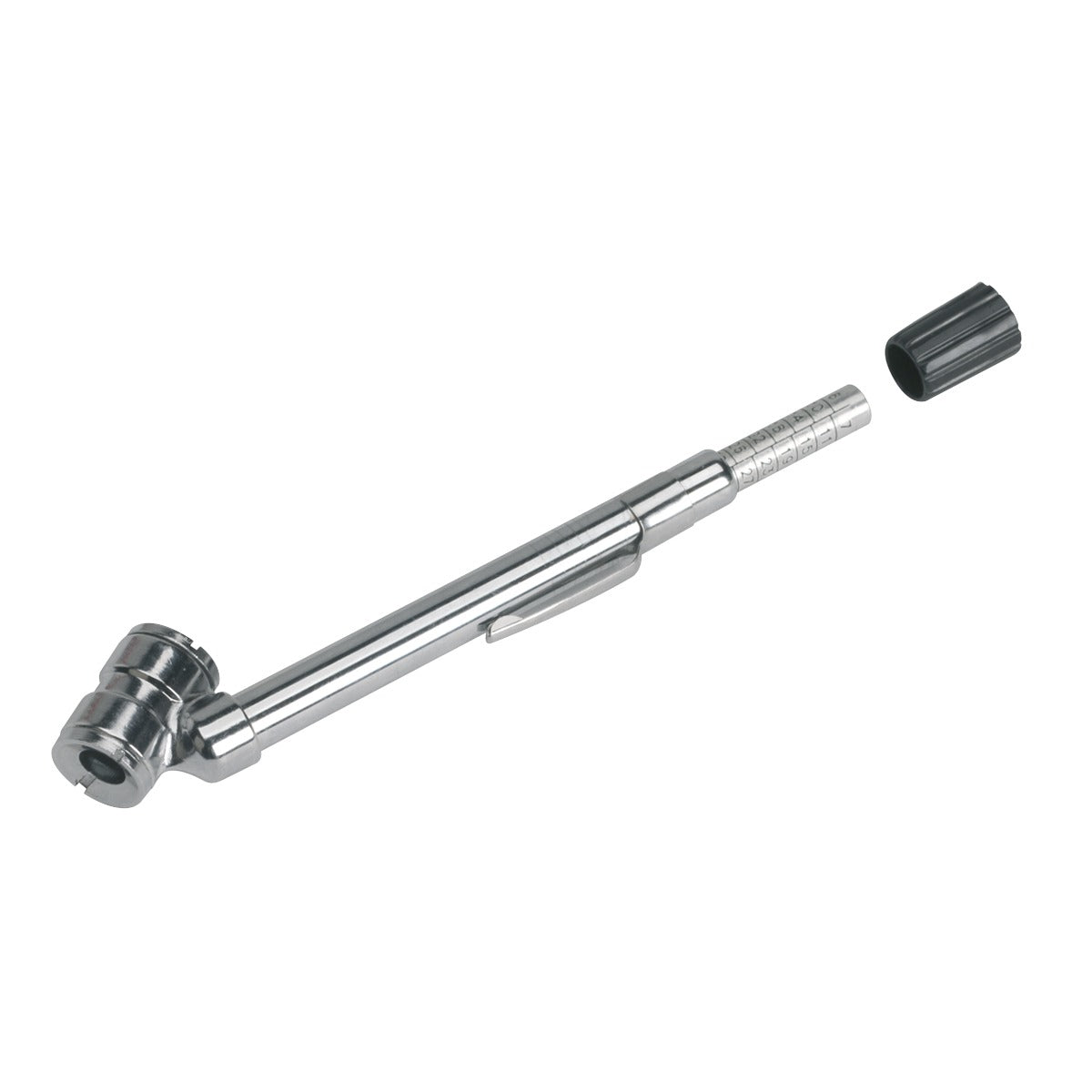 Sealey Universal Deluxe Tyre Pressure Gauge with Pocket-Clip 6-50psi TSTPG8
